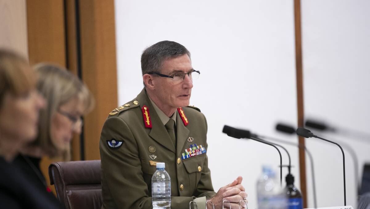 Chief of the Defence Force General Angus Campbell. Picture: Keegan Carroll Chief of the Defence Force General Angus Campbell. Picture: Keegan Carroll