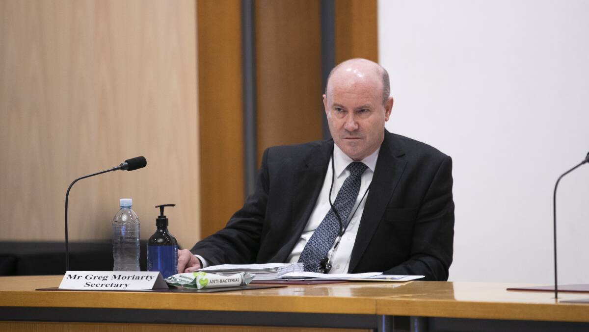 Defence Department secretary Greg Moriarty. Picture: Keegan Carroll Defence Department secretary Greg Moriarty. Picture: Keegan Carroll