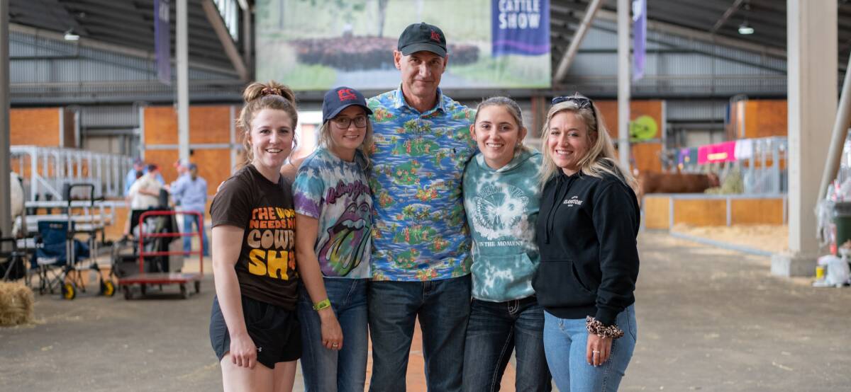 Kailey Brandl, Shelby Bygrove, Ken Hayes, Trinity Martin and Laura Van Rees, all of Canada. Photo: Branded Ag