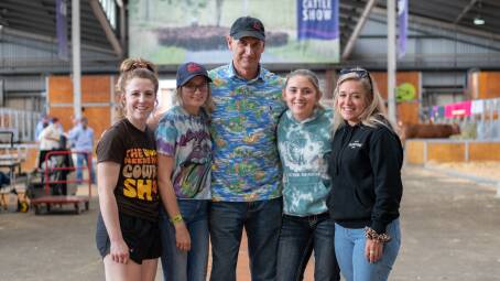 Kailey Brandl, Shelby Bygrove, Ken Hayes, Trinity Martin and Laura Van Rees, all of Canada. Photo: Branded Ag