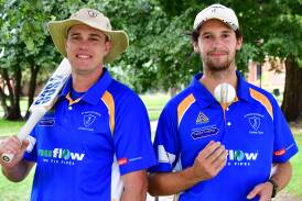 GRAND FINAL: St Pat's Old Boys' Adam Ryan and Josh Wilcox will be gunning for BOIDC glory on Saturday. Photo: BRADLEY JURD