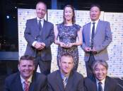 Syngenta Growth Awards winners for 2016, back row Mic Fels, Tayah Ryan and Allan Fong. Front row David Cameron, Randall Wilksch and Tommy Le.