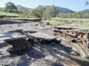 WASHED OUT: Queensland's road network was severely damaged as a result of the floods earlier in the year. Photo: Lucy Kinbacher.