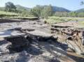 WASHED OUT: Queensland's road network was severely damaged as a result of the floods earlier in the year. Photo: Lucy Kinbacher.