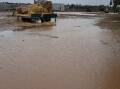 DOWNPOUR: Dublin, to the north of Adelaide, recorded 46mm over the weekend. Photo: Angie Caitlin.