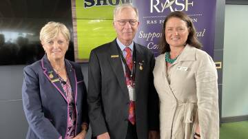 RAS Foundation chair, Robyn Clubb, with John Fairfax and RAS Foundation manager, Celia Logan at the announcement of an initiative to raise $5 million for the initiative.