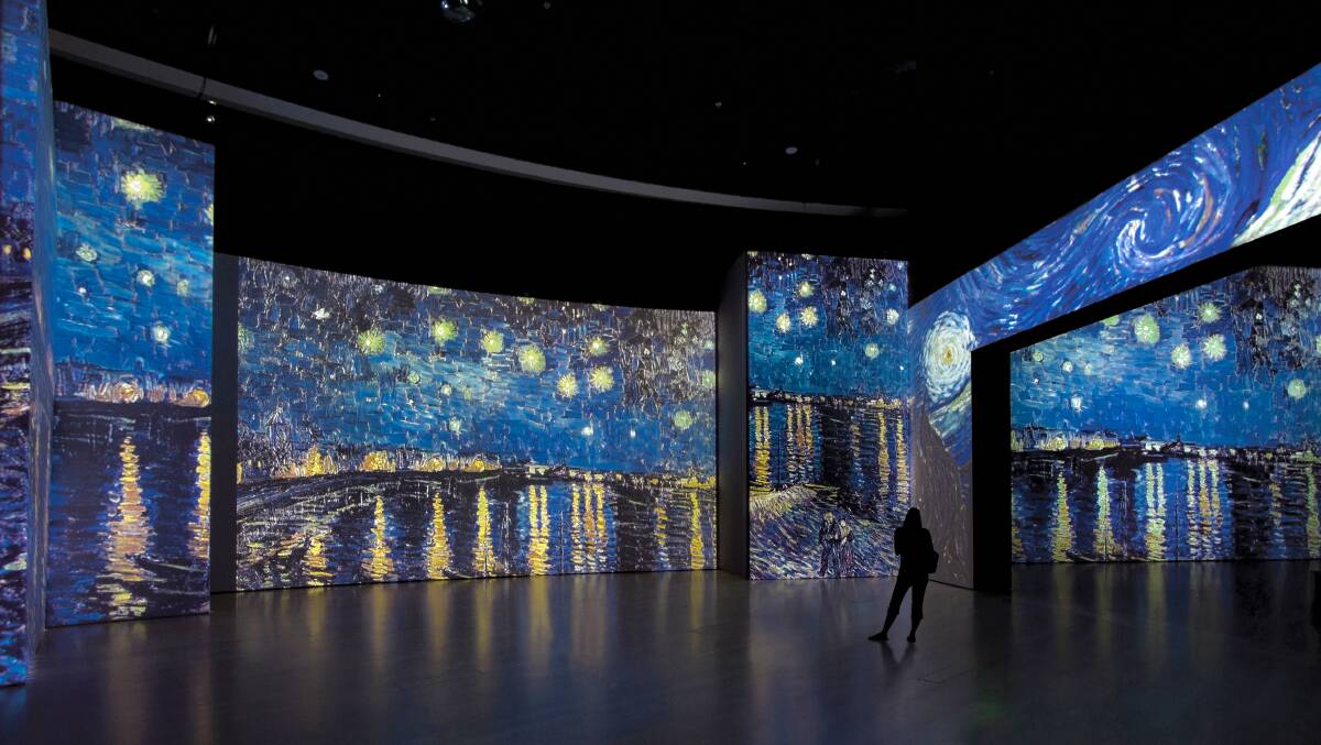 Van Gogh Alive opens at Parkes Place Lawns on March 5. Photo: Grande Experiences Van Gogh Alive opens at Parkes Place Lawns on March 5. Photo: Grande Experiences