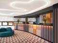 The vibrant lobby.