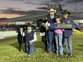 KO Angus at Kangaloon achieved a personal dream of its stud principal Theo Onisforou when KO Jedda K127 took out best Angus exhibit at the Sydney Royal Show on Sunday pictured with Angus Onisforou leading her heifer calf, stud manager Tim Lord and Stephanie Onisforou standing next to her father.