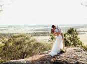 Morgan & Peter were married at Morgan's family farm in Narrandera. Photo: Sarah Carter Photography and Films.