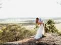 Morgan & Peter were married at Morgan's family farm in Narrandera. Photo: Sarah Carter Photography and Films.