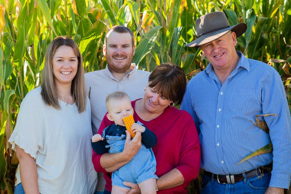 John and Michelle with their son William, daughter-in-law Tanisha and grandson Hendrix. Picture: Amelia Buchholz John and Michelle with their son William, daughter-in-law Tanisha and grandson Hendrix. Picture: Amelia Buchholz