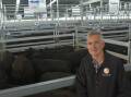 HAPPY:Richard Glenane, Dunnstown, sold this pen of 10 TeMania blood steers, 48kg, for $1950 or 402c/kg.
