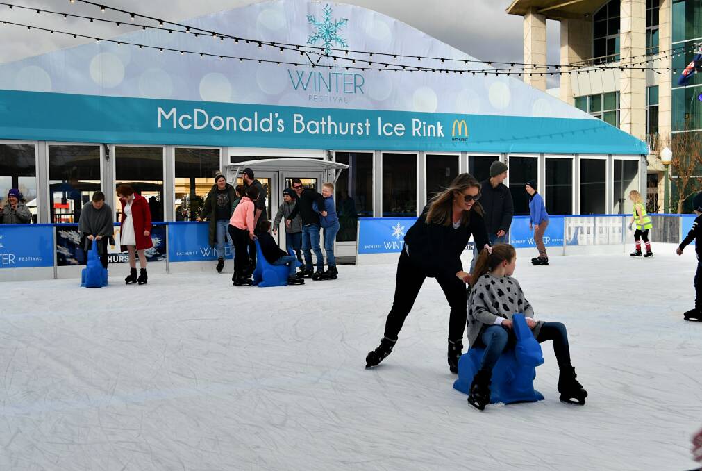 GRAB YOUR SKATES: The McDonalds Bathurst Ice Rink is always a popular place to be during the Bathurst Winter Festival. Photo: Rachel Chamberlain GRAB YOUR SKATES: The McDonalds Bathurst Ice Rink is always a popular place to be during the Bathurst Winter Festival. Photo: Rachel Chamberlain