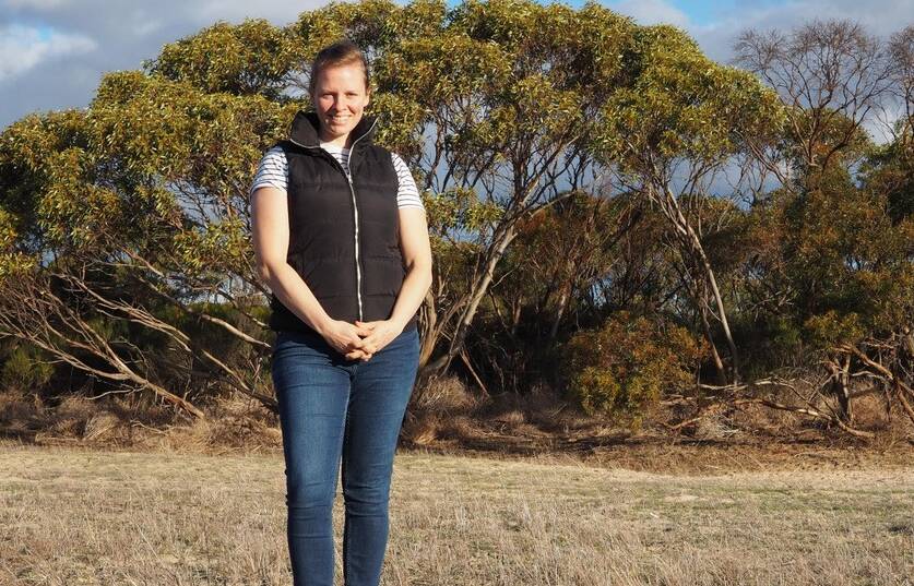 Improving long-term sustainability: Monarto South farmer, Michelle McMahon.