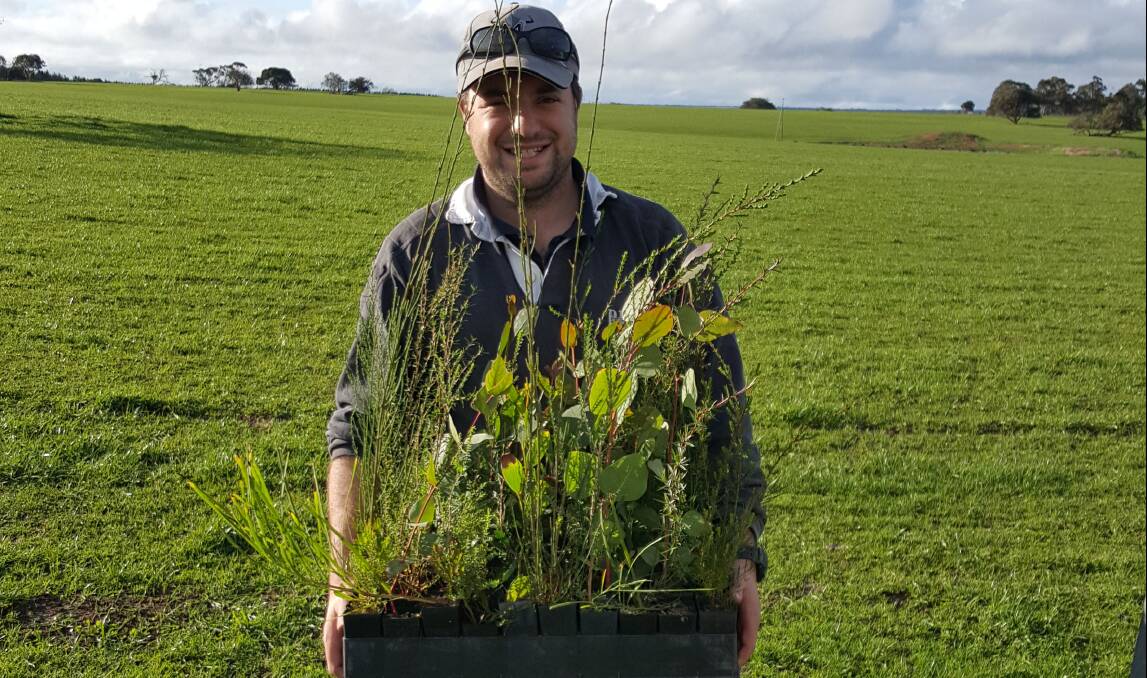 After the island's devastating bushfires, Jamie Heinrich (pictured) and Agriculture Kangaroo Island helped lead the recovery, including the restoration of lost shelter belts of native vegetation. Picture: Supplied 
