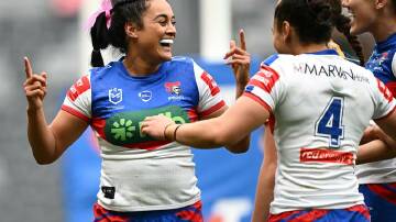 Yasmin Clydsdale's brilliance helped Newcastle secure  their third NRLW win in a row. Photo: Dan Himbrechts/AAP PHOTOS