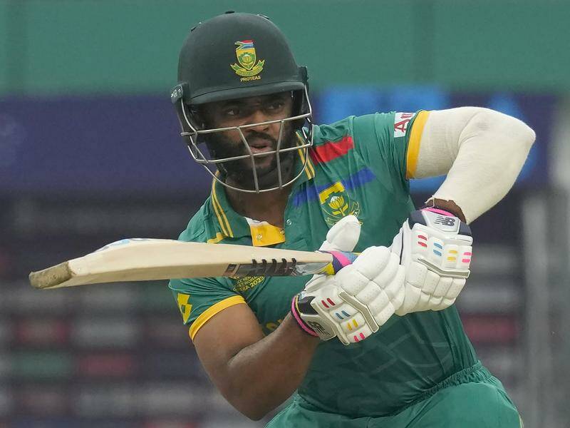 Temba Bavuma is headlining a 20-man South Africa squad heading Down Under for two white-ball series. Photo: AP PHOTO Temba Bavuma is headlining a 20-man South Africa squad heading Down Under for two white-ball series. Photo: AP PHOTO