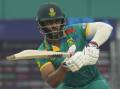 Temba Bavuma is headlining a 20-man South Africa squad heading Down Under for two white-ball series. Photo: AP PHOTO