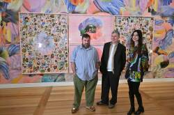 Romance Was Born was unveiled at the National Portrait Gallery on Friday. Photo: Mick Tsikas/AAP PHOTOS