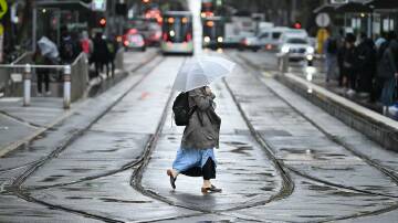 A huge low pressure system has delivered rain from central Queensland to Tasmania. Photo: James Ross/AAP PHOTOS