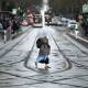 A huge low pressure system has delivered rain from central Queensland to Tasmania. Photo: James Ross/AAP PHOTOS