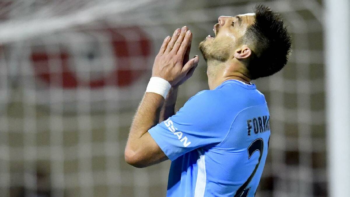Bruno Fornaroli regularly found the back of the net for Melbourne City. (Darren England/AAP PHOTOS) Bruno Fornaroli regularly found the back of the net for Melbourne City. (Darren England/AAP PHOTOS)