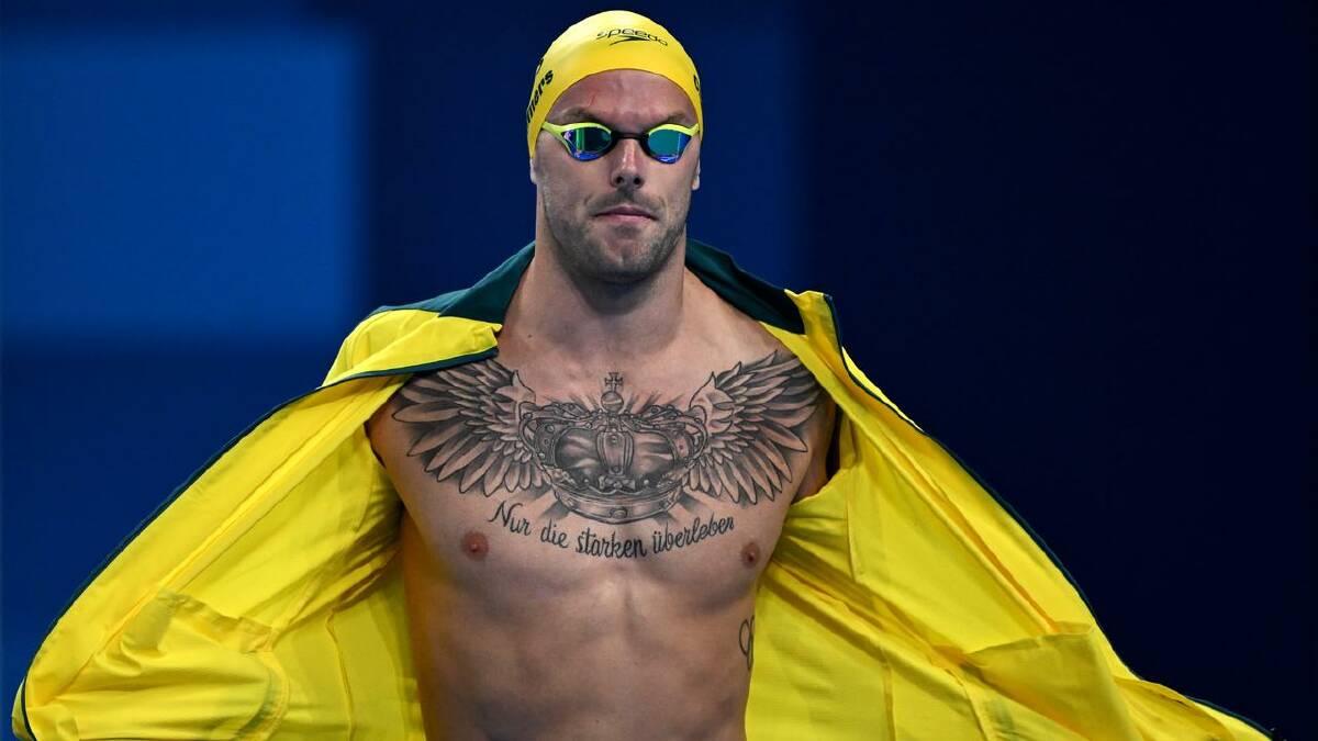 Kyle Chalmers is among the elder statesmen of the Australian swim team. (Dean Lewins/AAP PHOTOS)