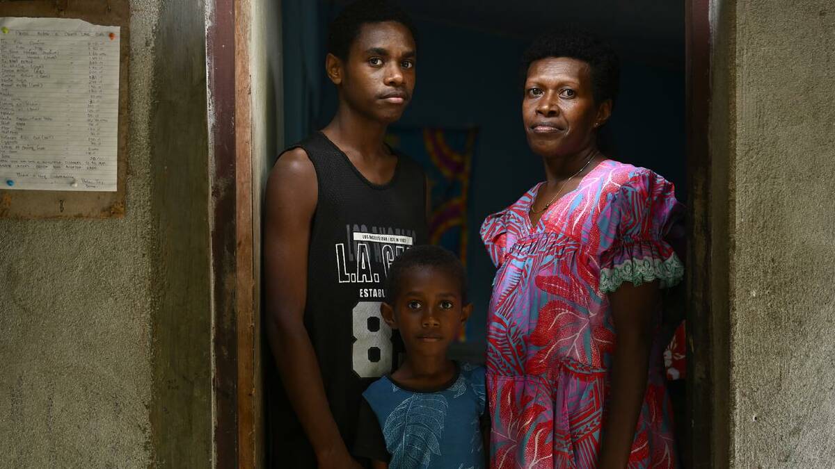 Life has become increasingly more difficult for Helen Tony and her family. (Joel Carrett/AAP PHOTOS)