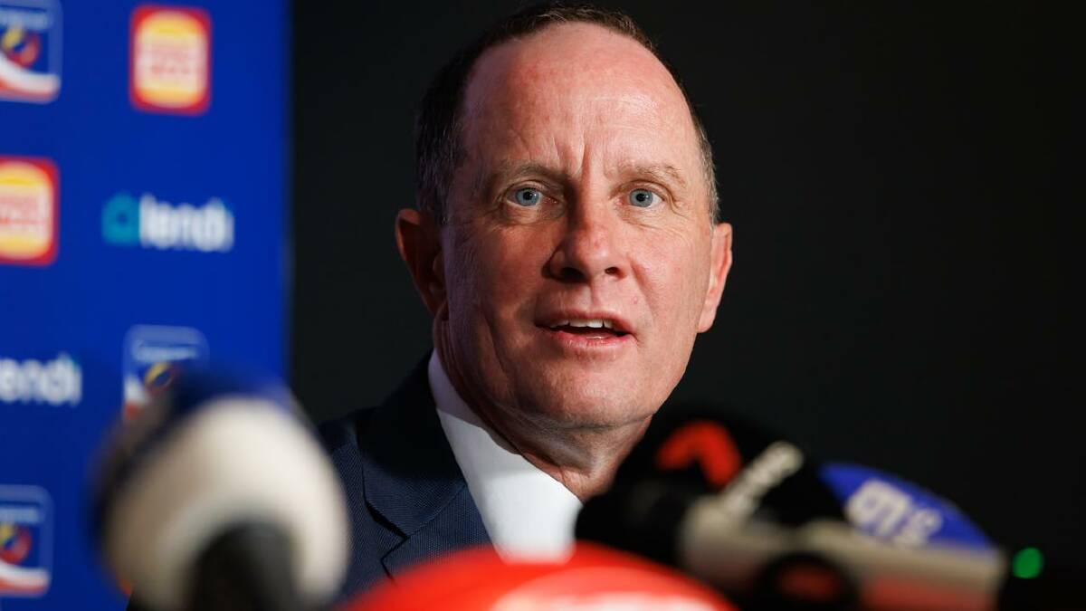 Don Pyke says the Eagles have had early talks with the AFL about an assistance package. (Richard Wainwright/AAP PHOTOS) Don Pyke says the Eagles have had early talks with the AFL about an assistance package. (Richard Wainwright/AAP PHOTOS)