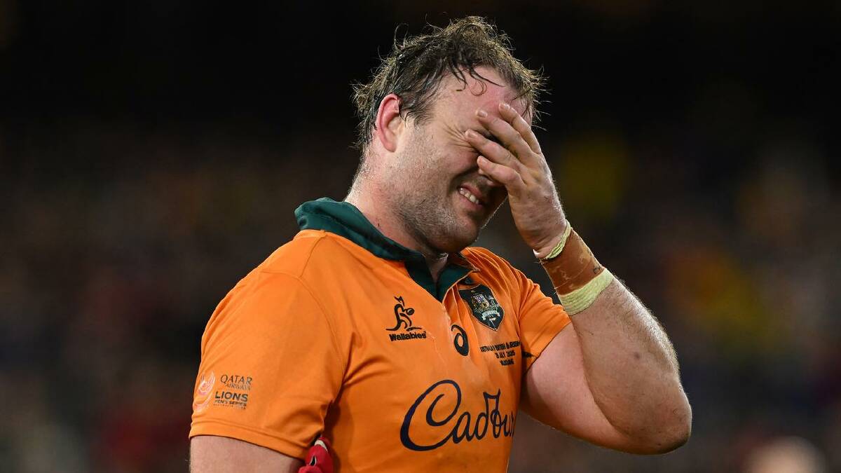 Harry Wilson is a shattered man after the Wallabies' heartbreaking Lions loss. (James Ross/AAP PHOTOS) Harry Wilson is a shattered man after the Wallabies' heartbreaking Lions loss. (James Ross/AAP PHOTOS)