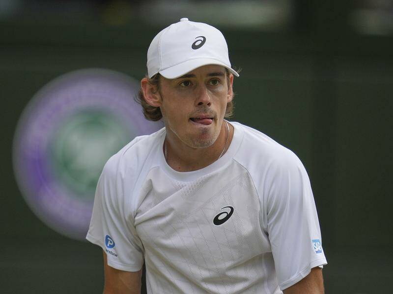 Alex de Minaur has opened his Washington Open tilt with victory over China's Bu Yunchaokete. Photo: AP PHOTO Alex de Minaur has opened his Washington Open tilt with victory over China's Bu Yunchaokete. Photo: AP PHOTO