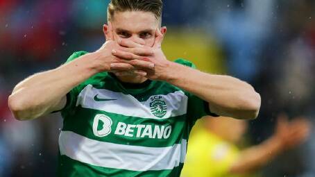 Arsenal have ended their search for an out-and-out goalscorer by signing Swede Viktor Gyokeres. Photo: EPA PHOTO
