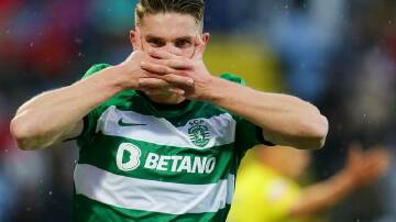 Arsenal have ended their search for an out-and-out goalscorer by signing Swede Viktor Gyokeres. Photo: EPA PHOTO
