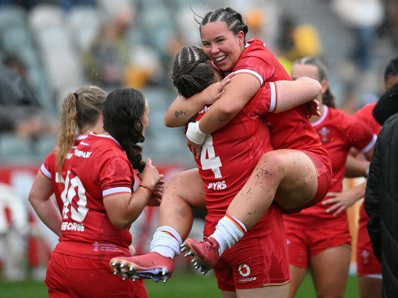 Wales have scored an upset win over the Wallaroos in the rugby Test in Brisbane. Photo: Darren England/AAP PHOTOS Wales have scored an upset win over the Wallaroos in the rugby Test in Brisbane. Photo: Darren England/AAP PHOTOS