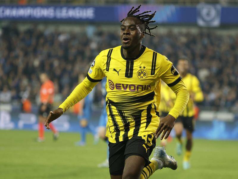 Dortmund's London-born Jamie Gittens looks set to join English Premier League side Chelsea Photo: AP PHOTO Dortmund's London-born Jamie Gittens looks set to join English Premier League side Chelsea Photo: AP PHOTO
