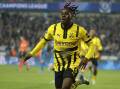 Dortmund's London-born Jamie Gittens looks set to join English Premier League side Chelsea Photo: AP PHOTO
