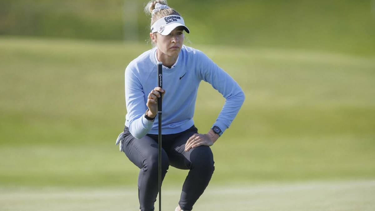 World No.1 Nelly Korda is tied second on 10-under after dayu two of the Women's Scottish Open. (AP PHOTO)