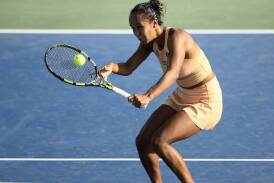 Canadian left-hander Leylah Fernandez has booked her spot in the Citi Open decider. Photo: AP PHOTO