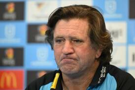 Titans coach Des Hasler is keen to continue his NRL career beyond this season.  Photo: Dave Hunt/AAP PHOTOS