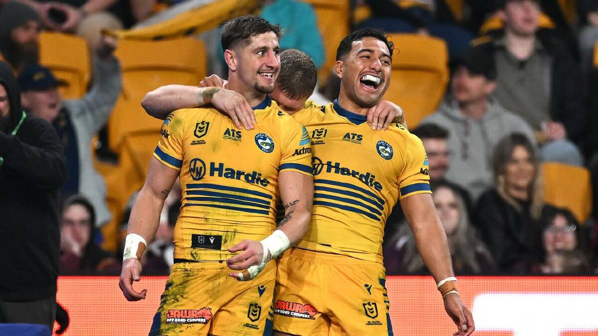 Zac Lomax's double helped Parramatta move clearer of wooden spoon territory. (Dave Hunt/AAP PHOTOS)