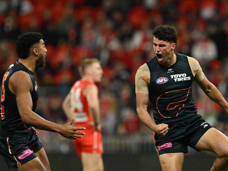 GWS have stormed home to stun the Swans and end their Sydney rivals' finals hopes. Photo: Dean Lewins/AAP PHOTOS
