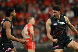 GWS have stormed home to stun the Swans and end their Sydney rivals' finals hopes. Photo: Dean Lewins/AAP PHOTOS