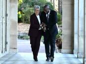Penny Wong has welcomed her UK counterpart David Lammy before signing a security pact. Photo: Dan Himbrechts/AAP PHOTOS