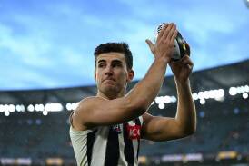 Nick Daicos was at his brilliant best in Collingwood's 36-point win over the Tigers. Photo: James Ross/AAP PHOTOS