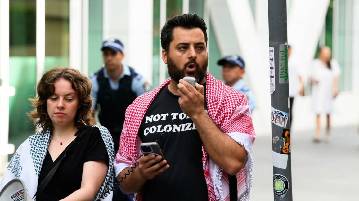 Omar Sakr believes the plan will result in cultural apartheid and stigmatisation of Palestinians. (Dan Himbrechts/AAP PHOTOS)