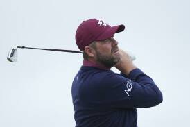 Marc Leishman found himself just two behind the leaders after a late birdie blitz. Photo: AP PHOTO