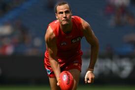 Jarrod Witts has been in such good form for the Suns he is being touted as an All-Australian ruck. Photo: James Ross/AAP PHOTOS