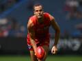 Jarrod Witts has been in such good form for the Suns he is being touted as an All-Australian ruck. Photo: James Ross/AAP PHOTOS