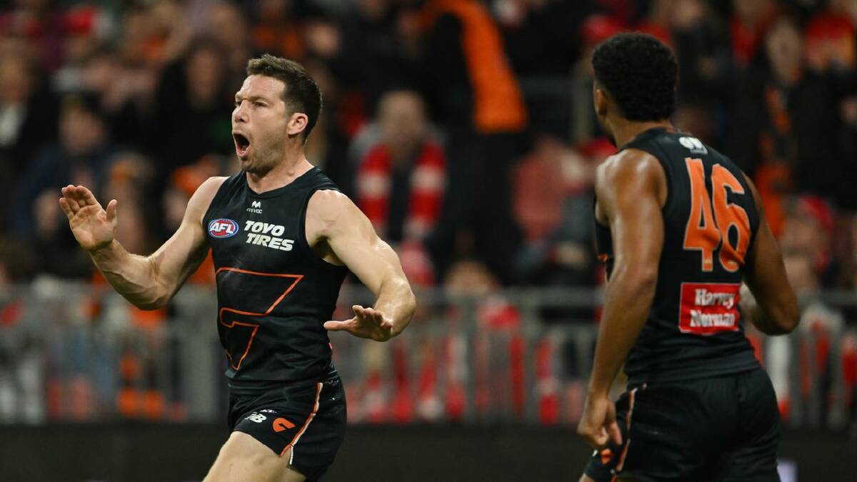 Toby Greene's one-game suspension is a blow for the Giants. (Dean Lewins/AAP PHOTOS) Toby Greene's one-game suspension is a blow for the Giants. (Dean Lewins/AAP PHOTOS)